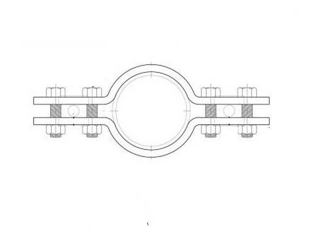 Promo ๐ PHD Manufacturing Fig 590 6 in. Plain Carbon Steel Pipe Clamp โญ