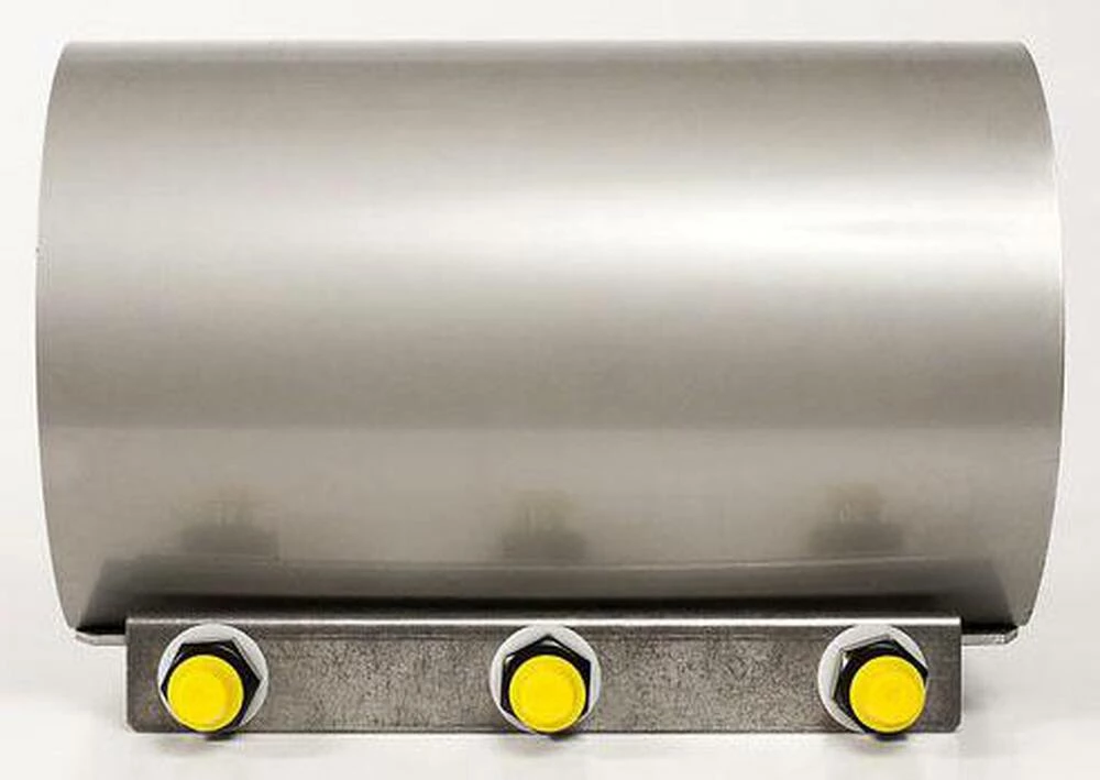 New 🌟 Romac Industries Style SS1 4 x 12 in. Stainless Steel Repair Clamp 🛒 - Image 3