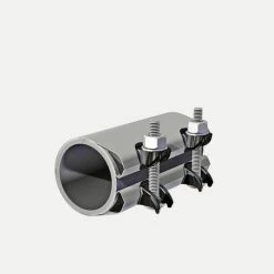 Best deal 🥰 Romac Industries Style SCC 1-1/4 x 3 in. Stainless Steel Repair Clamp 🌟