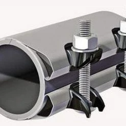 Coupon 😍 Romac Industries Style SCC 3/4 x 3 in. Stainless Steel Repair Clamp 🎁