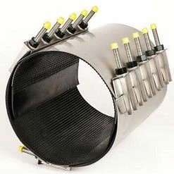 Best Pirce 🔥 Romac Industries 12 x 16 in. Stainless Steel Repair Clamp (17.10 - 18.30 in.) ✨