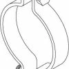 Buy 👏 PHD Manufacturing Fig 521 3 in. Electrogalvanized Carbon Steel Pipe Clamp 😍